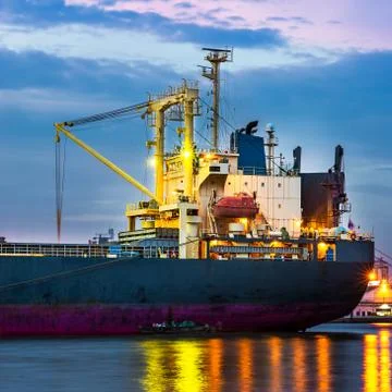 Shipping port Stock Photos