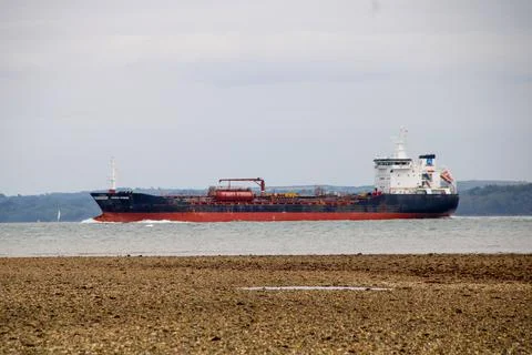 Shipping on the solent Stock Photos
