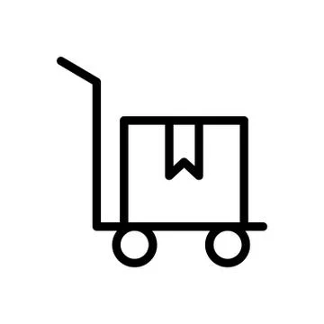 Shipping thin line icon イラスト素材
