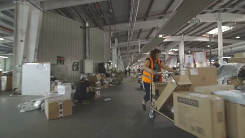 Shipping warehouse 2 스톡 동영상 119200625
