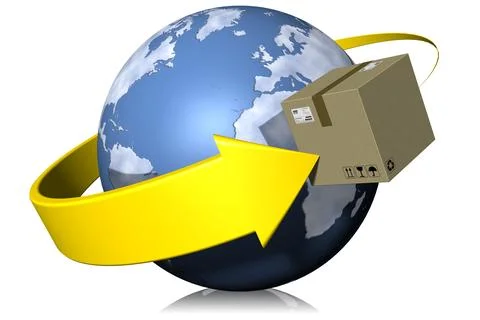 Shipping World 스톡 일러스트