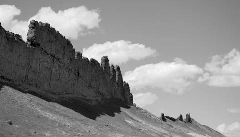Shiprock ridge Stock Photos