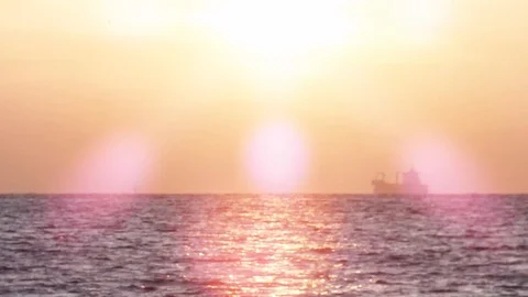 Ships are going on Sea - Time lapse Stock Footage 123766512