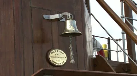 Ships Bell Video stock 8908767