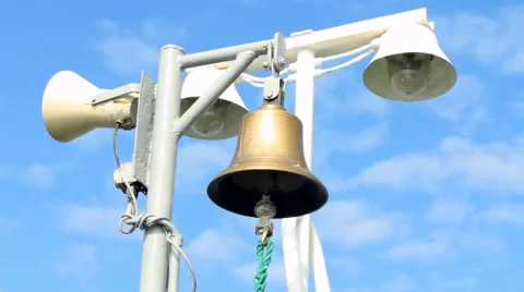 Ship's bell Stock Footage 49307793