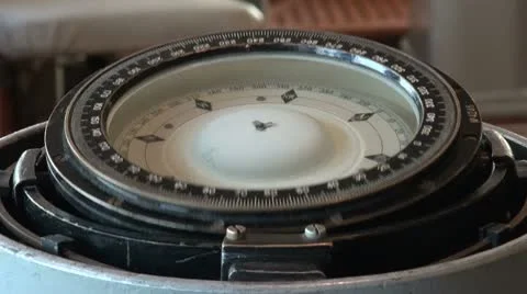 The ship's compass Stock Footage 10582927