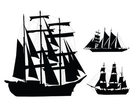 Ships Stock Illustration