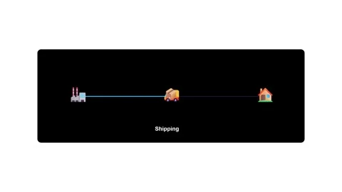 Ships a package logistics motion Vídeos de archivo 333263095