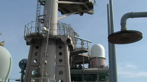 Ships Radars (HD) c Stock Footage 690295