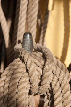 Ship's rigging Stock Photos