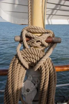 Ship's rigging Stock Photos