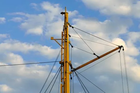 Ship's rigging Stock Photos