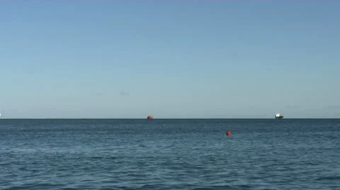 Ships in the sea Video stock 12284665