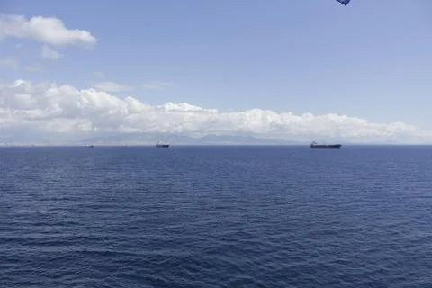 Ships set off on a raid Stock-Fotos
