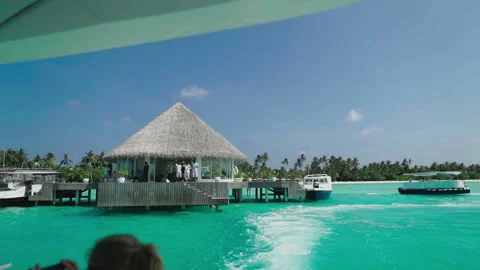 Ship's wake. The view from the boat is moving. Stock Footage 238479564