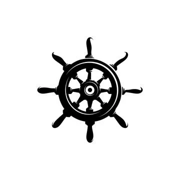 SHIPS WHEEL VECTOR Stock Illustration
