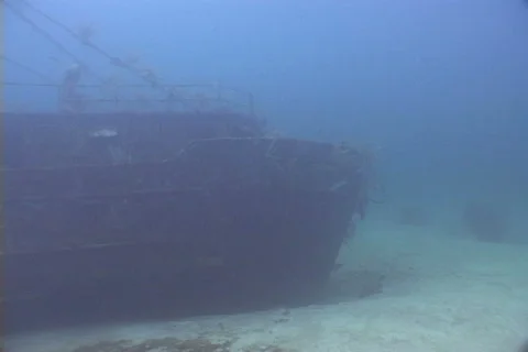 Shipwreck in the Bahamas 库存影片 676101