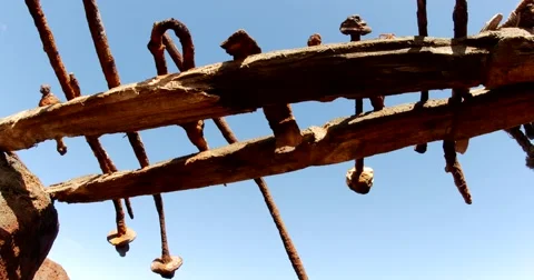 Shipwreck Beach Stockbeeldmateriaal 49646702