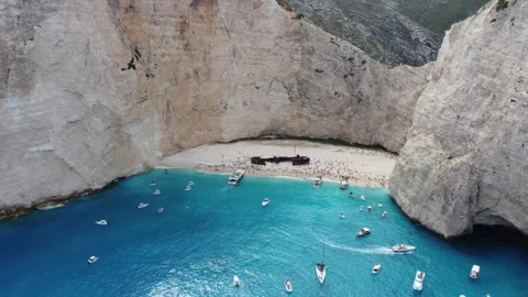 Shipwreck beach Stock Footage 248853072