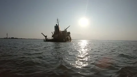 Shipwreck Circular View Vidéo 219896819