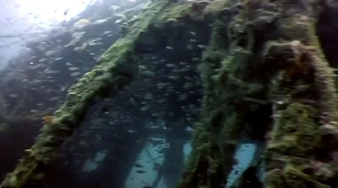 Shipwreck Stock Footage 8986109