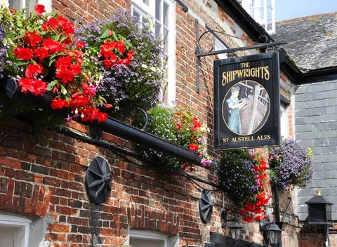 The Shipwrights Pub in Padstow, COrnwall Stock Photos