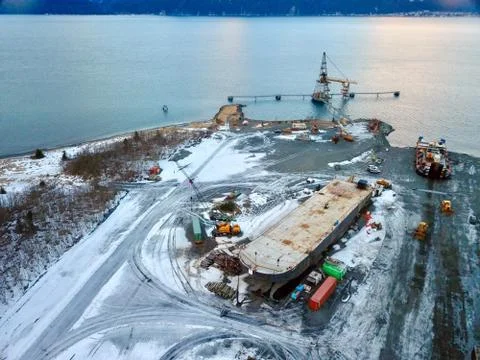 Shipyard in Alaska Stock Photos