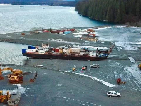 Shipyard in Alaska Stock Photos