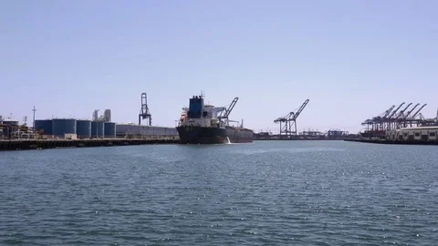 Shipyard And Blue Sky STILL Version 2 Stock Footage 79243983