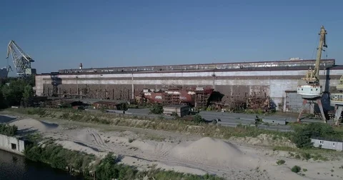 Shipyard Stock Footage 78215506