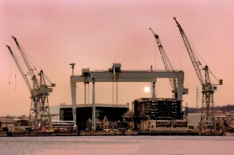 Shipyard Foto stock