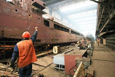 Shipyard Foto stock