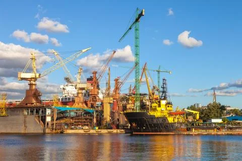 Shipyard Stock Photos