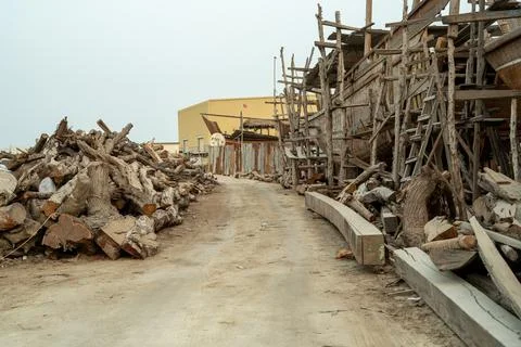 Shipyard Scene Stock Photos