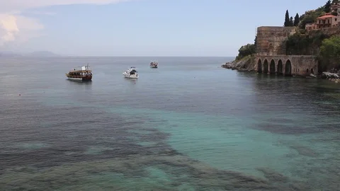 Shipyard Tersane Alanya. Stock Footage 109220336