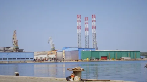 Shipyard Uljanik Stock Footage 113112357