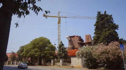 Shipyard Uljanik Video stock 113112381
