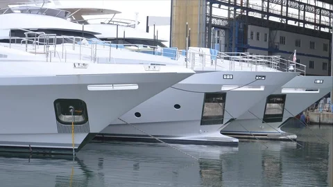 Shipyard in Viareggio Video stock 96613021