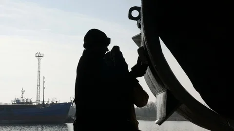 Shipyard,factory,exclusive,vessel reconstruction Video stock 87085316