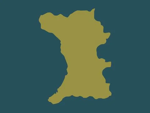 Shirak, Armenia. Solid color shape 스톡 일러스트