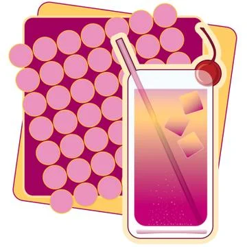 Shirley Temple Drink Stockillustratie
