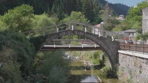 Shiroka Laka Bridge Stock Footage 249582735