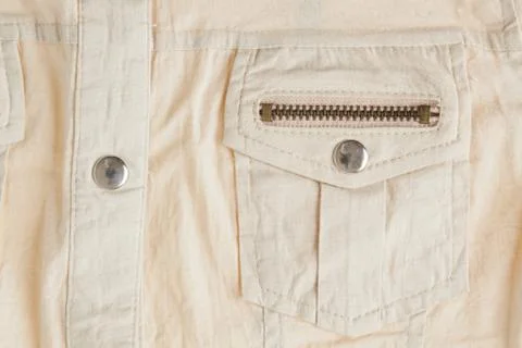 Shirt flap patch-pocket Stock Photos