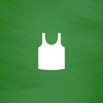 Shirt flat icon Stock Illustration