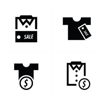 Shirt icon design Stock Illustration