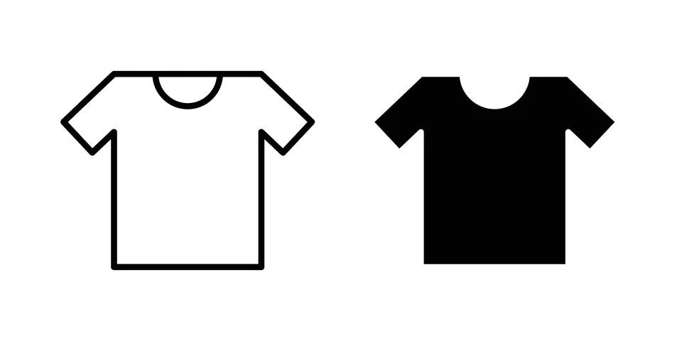 Shirt icon vector design. EPS10 Stock Illustration