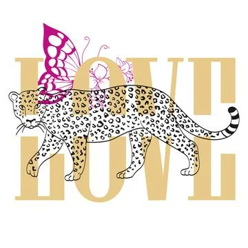 Shirt leopard Stock Illustration