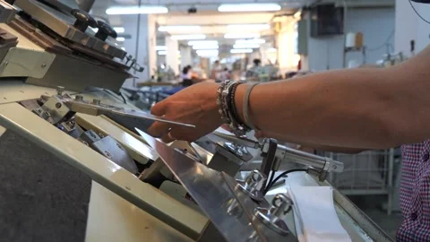 Shirt making Stock Footage 138993352