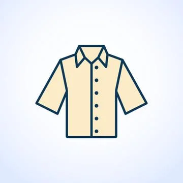 Shirt men. Stock Illustration