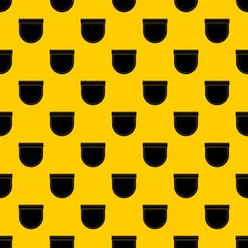 Shirt pocket pattern Illustrazione stock